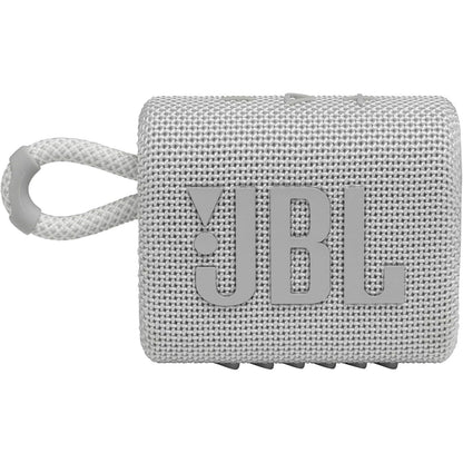 Bluetooth Speaker JBL Go 3 with IP67 Rating, USB-C Charging, Carry Loop, Five-Hour Runtime and Four Colors