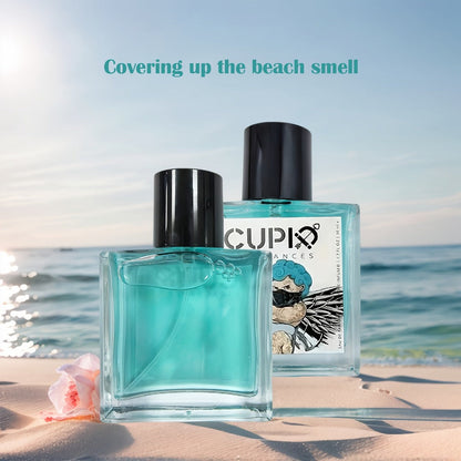 Cologne Spray for Men by CUPID in a 1.7 fl oz Bottle with Turquoise Glass and Boxed Presentation