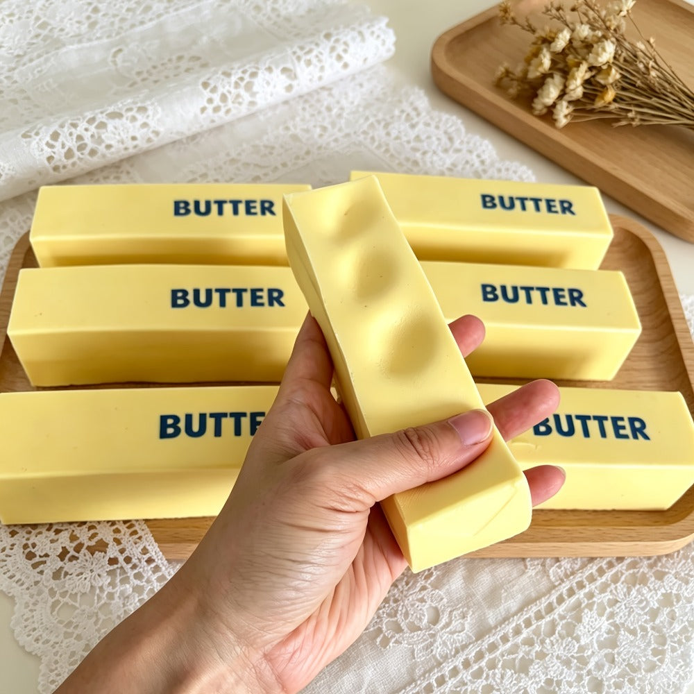 Butter Squishy Toy 6 Pack Giant Slow Rising Squeeze Fidget Toy for Stress with the Listed Color, Size or Set Options for Everyday Use