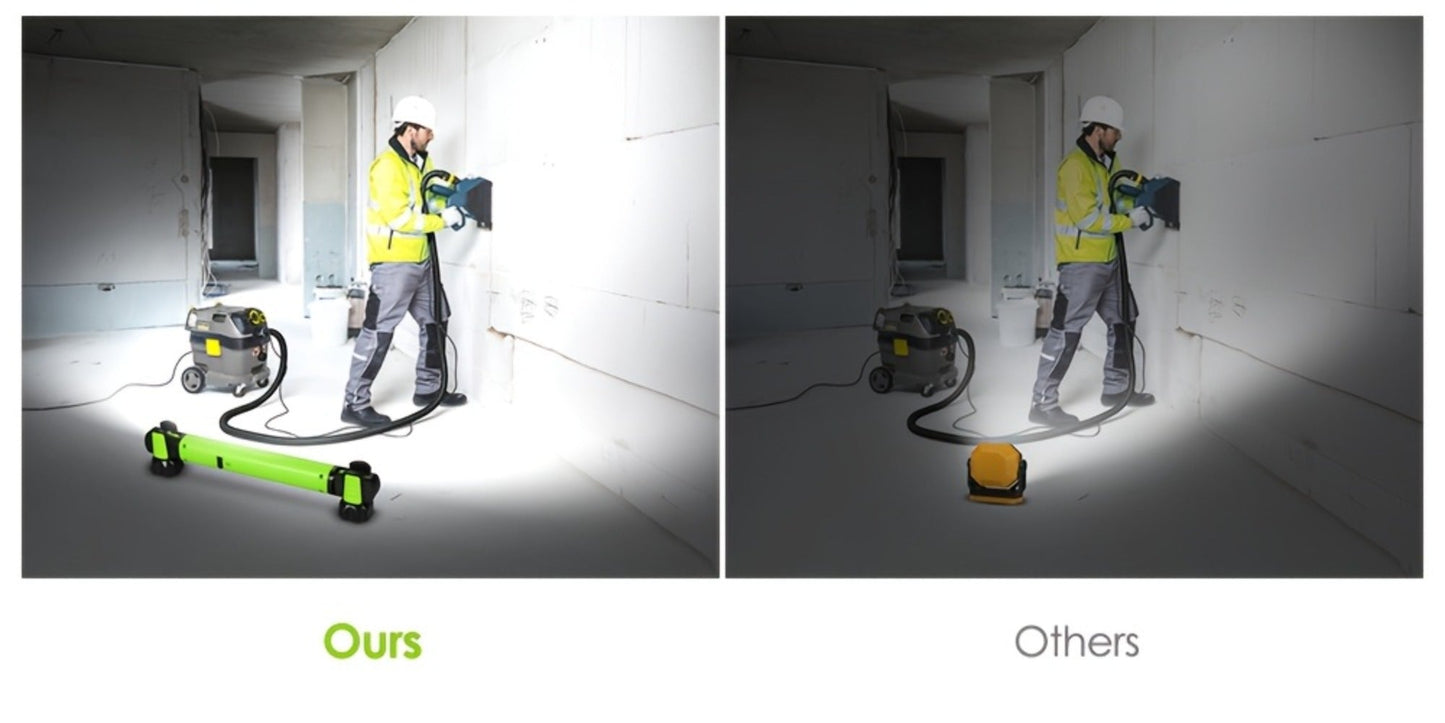 LED Work Light 2500LM Rechargeable Magnetic Underhood Inspection Light with 5200mAh Battery & Hooks