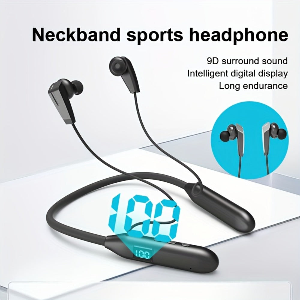 Neckband Sport Bluetooth Earphones Wireless In-Ear Flexible Neckband Extra Long Battery Life for an Everyday Personal Care Routine