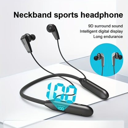 Neckband Sport Bluetooth Earphones Wireless In-Ear Flexible Neckband Extra Long Battery Life for an Everyday Personal Care Routine