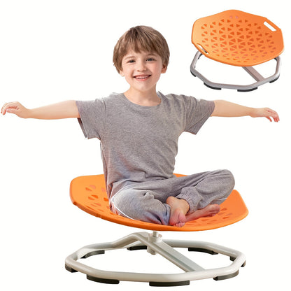 Sensory Spinning Chair for Kids with Autism & ADHD, Ages 3-18, Swivel Sit and Spin Chair to Improve Focus & Body Balance