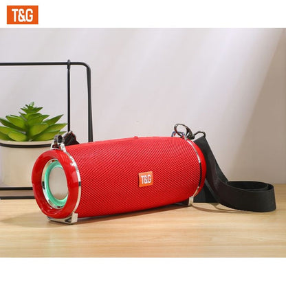 Bluetooth Speaker T&G TG192 with 2400mAh Battery, IPX4 Rating, RGB Breathing Light and Five Color Options