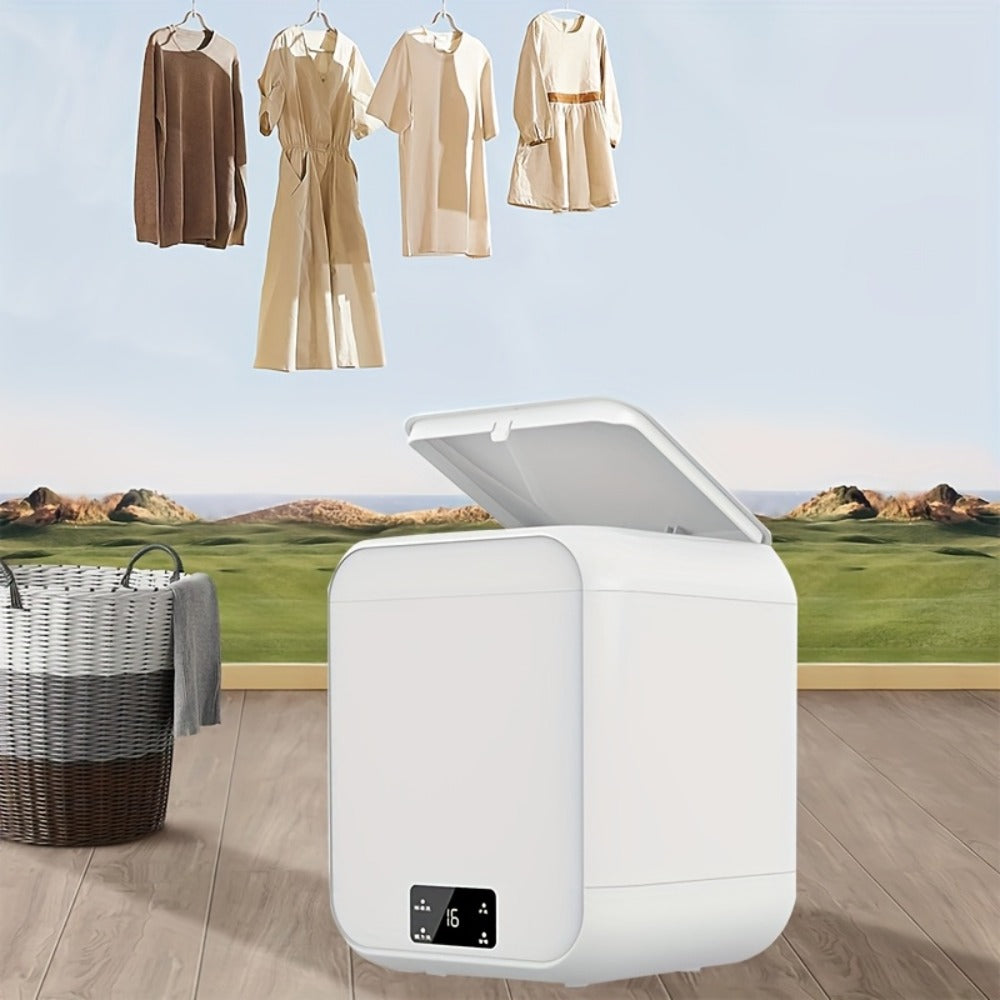 Mini Washing Machine Pure Copper Motor High Torque 4 Washing Modes Portable Washer for Entryways, Bedrooms and Living Spaces