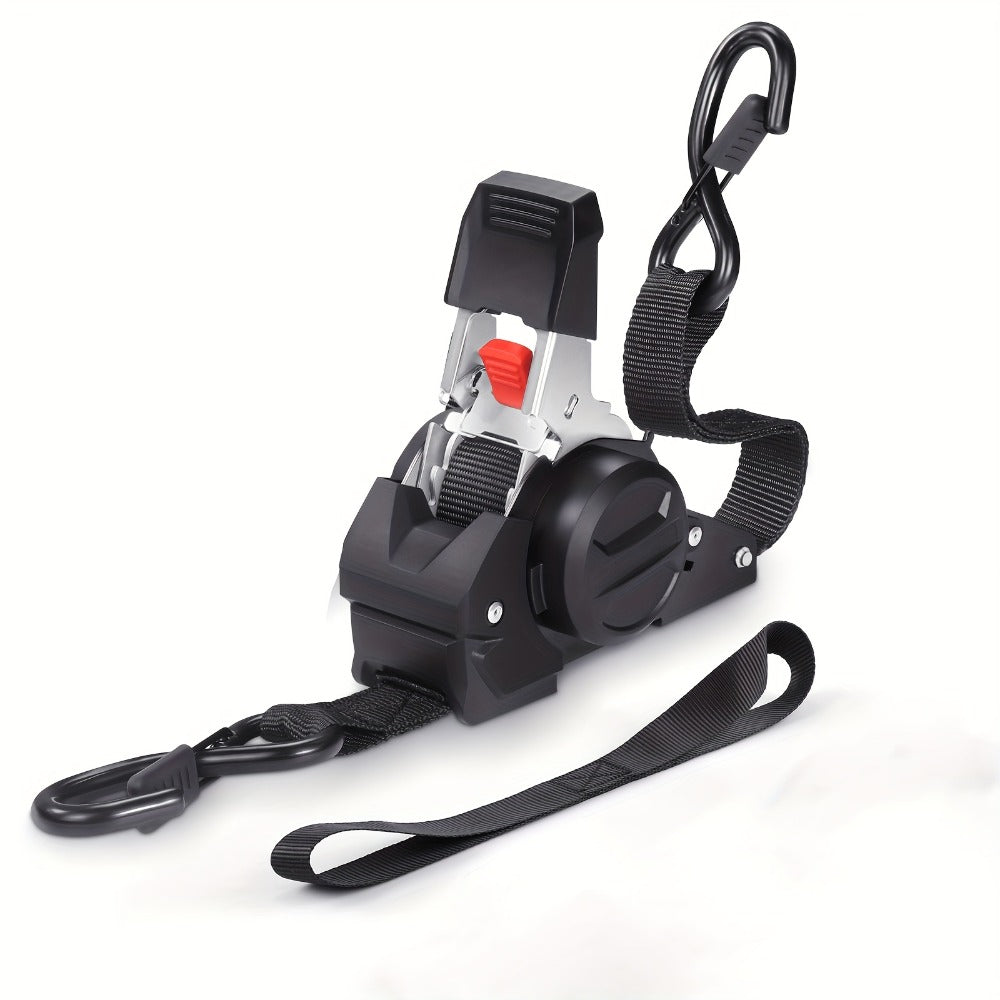 Retractable Ratchet Straps with Extension Strap for Entryways, Bedrooms and Living Spaces, with Listed Configuration