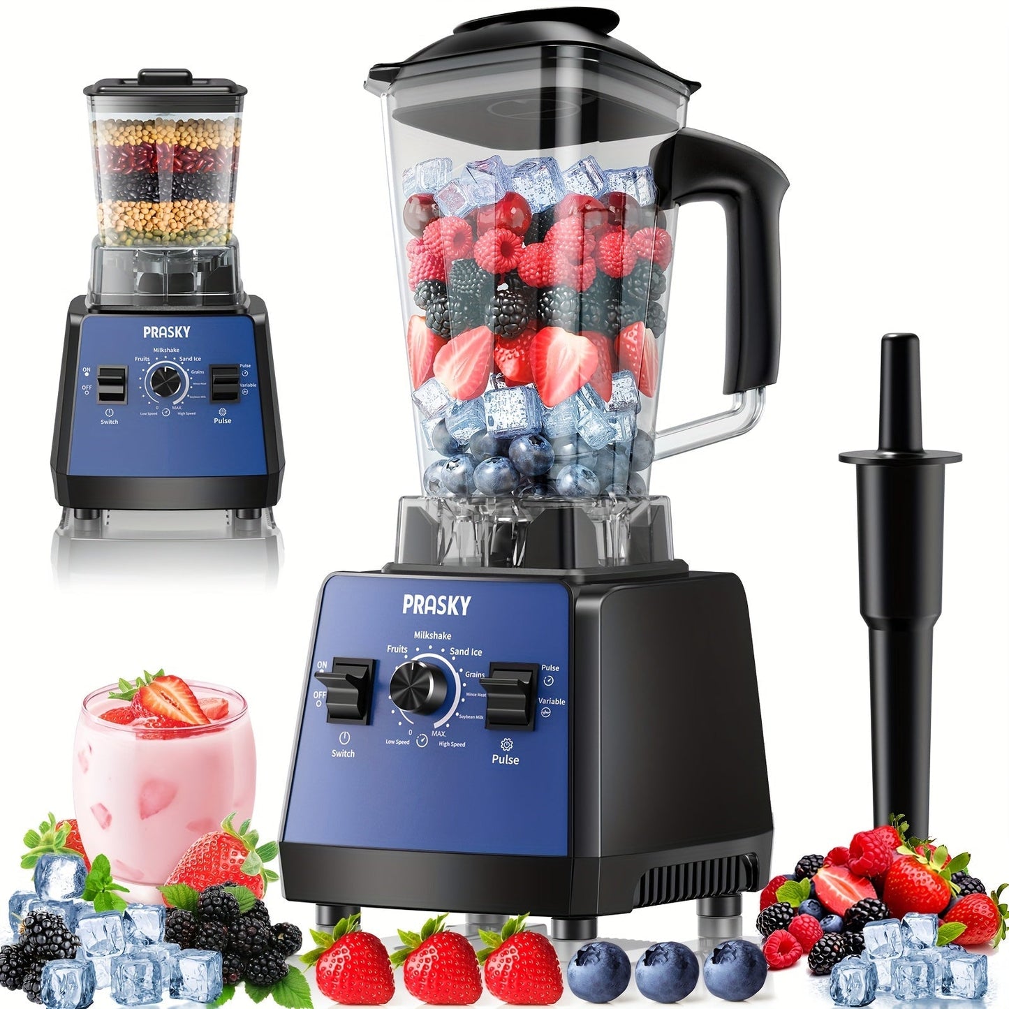 Professional Blender for Kitchen 68oz 25000RPM 2400W – Countertop Smoothie Blender for Home Cooking, Dining and Outdoor Meals