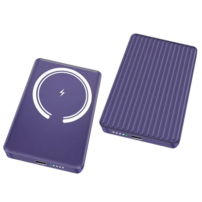 MagSafe Compatible Magnetic Power Bank 5000mAh Ultra Slim 20W Fast Charging, Portable Charger for iPhone 17 16 15 14 13 12