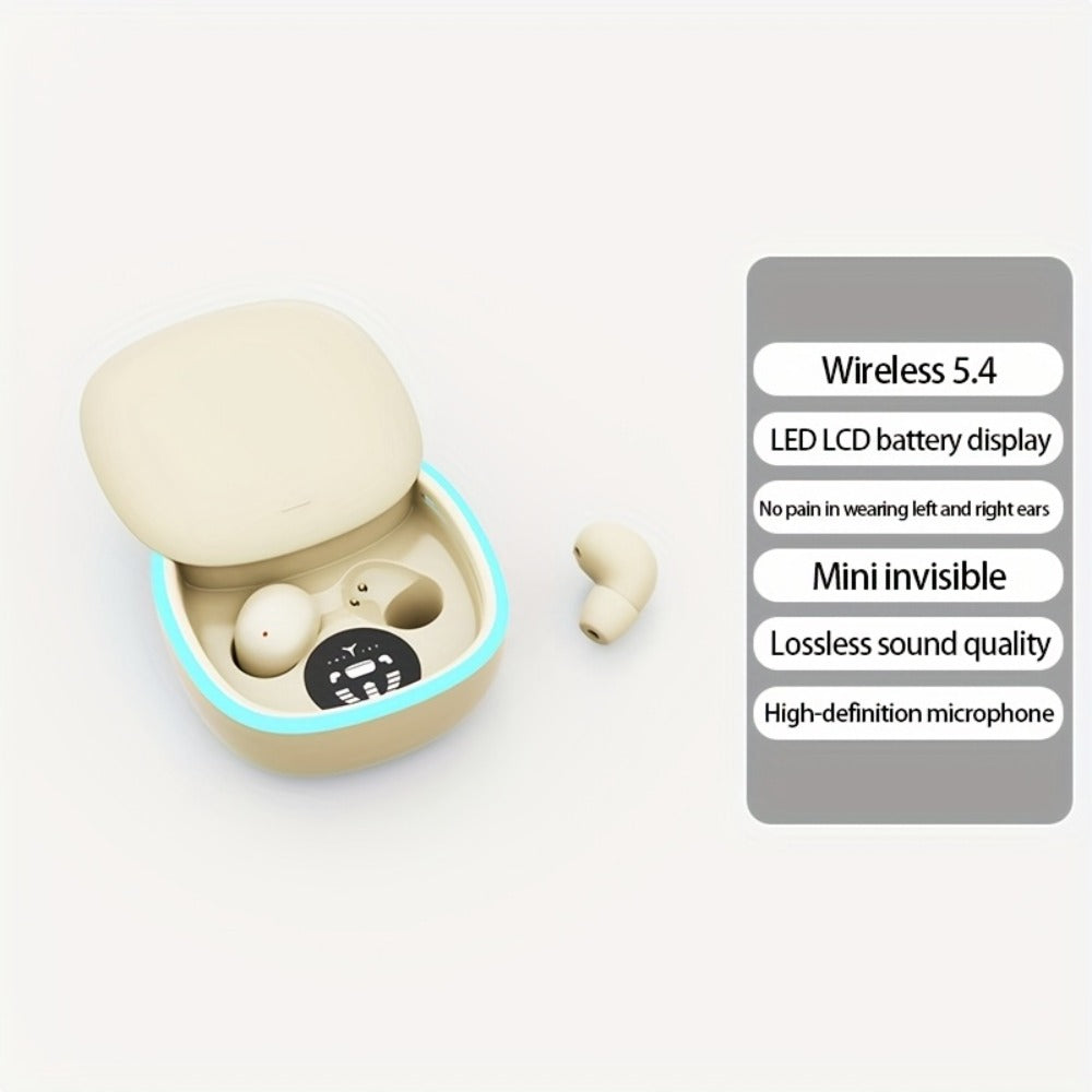 Smallest Invisible Mini Spy Earpiece Wireless for Bedside Audio, Alarms and Room Entertainment