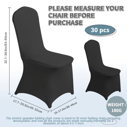 Spandex Chair Covers Bulk, Elastic Stretch Universal Fit Banquet Chair Protectors, Wedding Chair Covers for Weddings