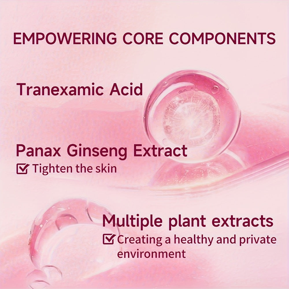 Panax Ginseng Intimate Area Serum for Women, & with Tranexamic Acid & Hyaluronic Acid, Gentle Nourishing Private Area Serum