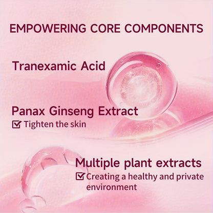 Panax Ginseng Intimate Area Serum for Women, & with Tranexamic Acid & Hyaluronic Acid, Gentle Nourishing Private Area Serum