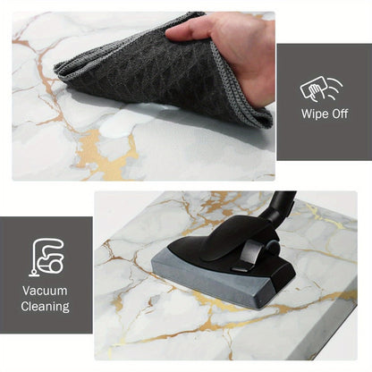 Anti Fatigue Kitchen Mat Non-Slip Cushioned Floor Rug for Standing Desk Sink Office – Marble Pattern