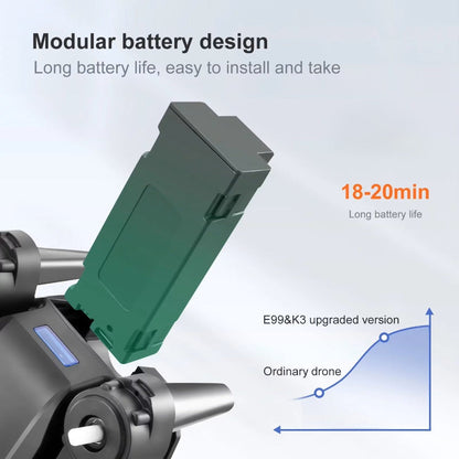 8K Brushless Motor Drone Obstacle Avoidance 2026 Upgraded Foldable Quadcopter 2 Batteries One-Button Return USB Charging Tools