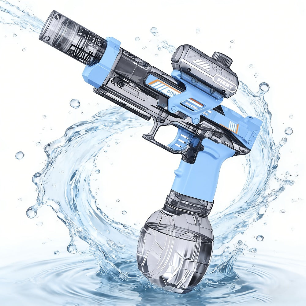 Kids Electric Water Gun with Sound Effects for Ages 3-6 – Automatic High Capacity Squirt Blaster Long Range