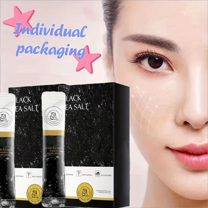 Face Mask, Black Sea Salt Bubble Single-Use Sachets, 5g Each with 12, 24 or 36-Packet Box Options