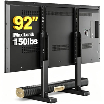 TV Stand, Universal with Cable Management & Height Adjustable Legs, Fits 37 - 92 Inch Flat shown in the main product view