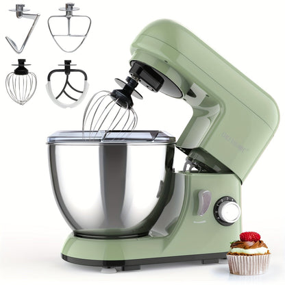 Stand Mixer 4.5 Qt Tilt-Head 500W Electric Kitchen Mixer 6-Speed Multifunctional with Dough for Home Cooking, Dining and Outdoor Meals