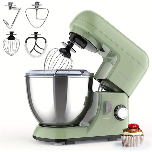 Stand Mixer 4.5 Qt Tilt-Head 500W Electric Kitchen Mixer 6-Speed Multifunctional with Dough for Home Cooking, Dining and Outdoor Meals