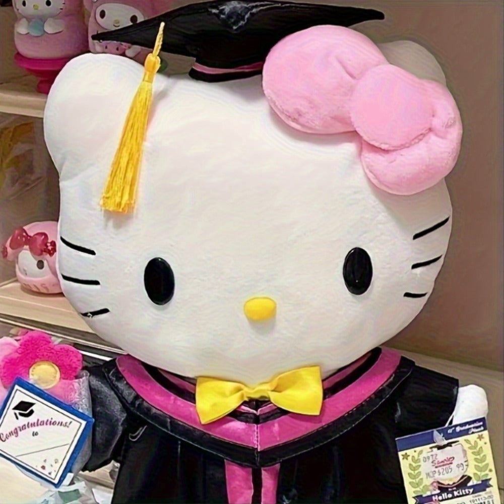 Hello Kitty Graduation Cap and Gown Set, Officially Licensed Sanrio Doctoral Cap & Bachelor Gown