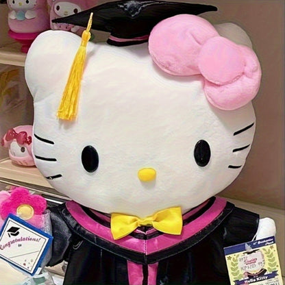 Hello Kitty Graduation Cap and Gown Set, Officially Licensed Sanrio Doctoral Cap & Bachelor Gown