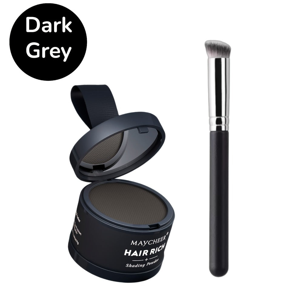 Beard Touch-Up Powder for Men - Instant Gray Coverage Beard Filler for Sparse Patchy Beard for Makeup, Travel and Everyday Vanity Use