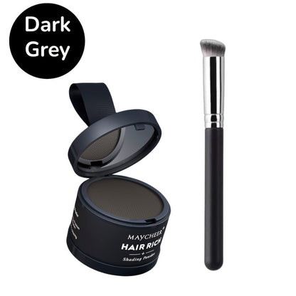 Beard Touch-Up Powder for Men - Instant Gray Coverage Beard Filler for Sparse Patchy Beard for Makeup, Travel and Everyday Vanity Use