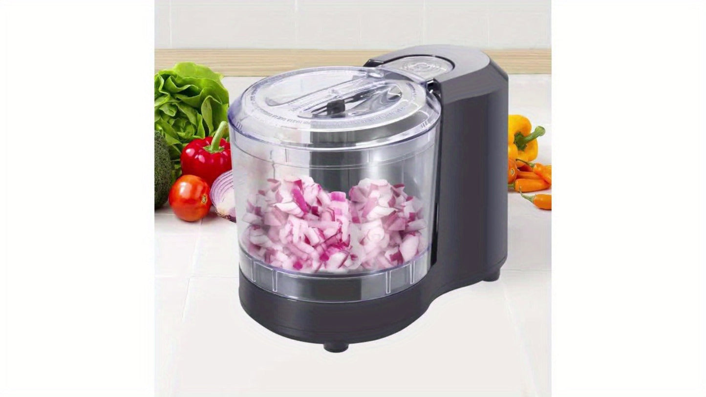 Electric Vegetable Chopper Food Processor - Mini Electric Food Chopper Blender for Kitchen, Baby Food Maker