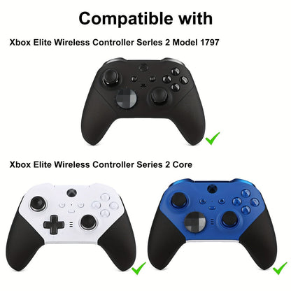Xbox Elite Controller Series 2 Accessories 13-in-1 Replacement Kit – Paddles Thumbsticks Analog Sticks 2 D-Pads Repair Tool Stainless Steel