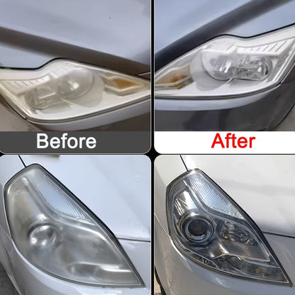 Car Headlight Restoration Fluid 8.5oz – Removes Yellowing, Oxidation & Haze | Crystal Coating Refurbishment Agent for Plastic Headlamp
