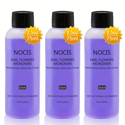 Odorless Acrylic Liquid Monomer Bulk Pack for Home and Salon Manicures, with the Listed Configuration