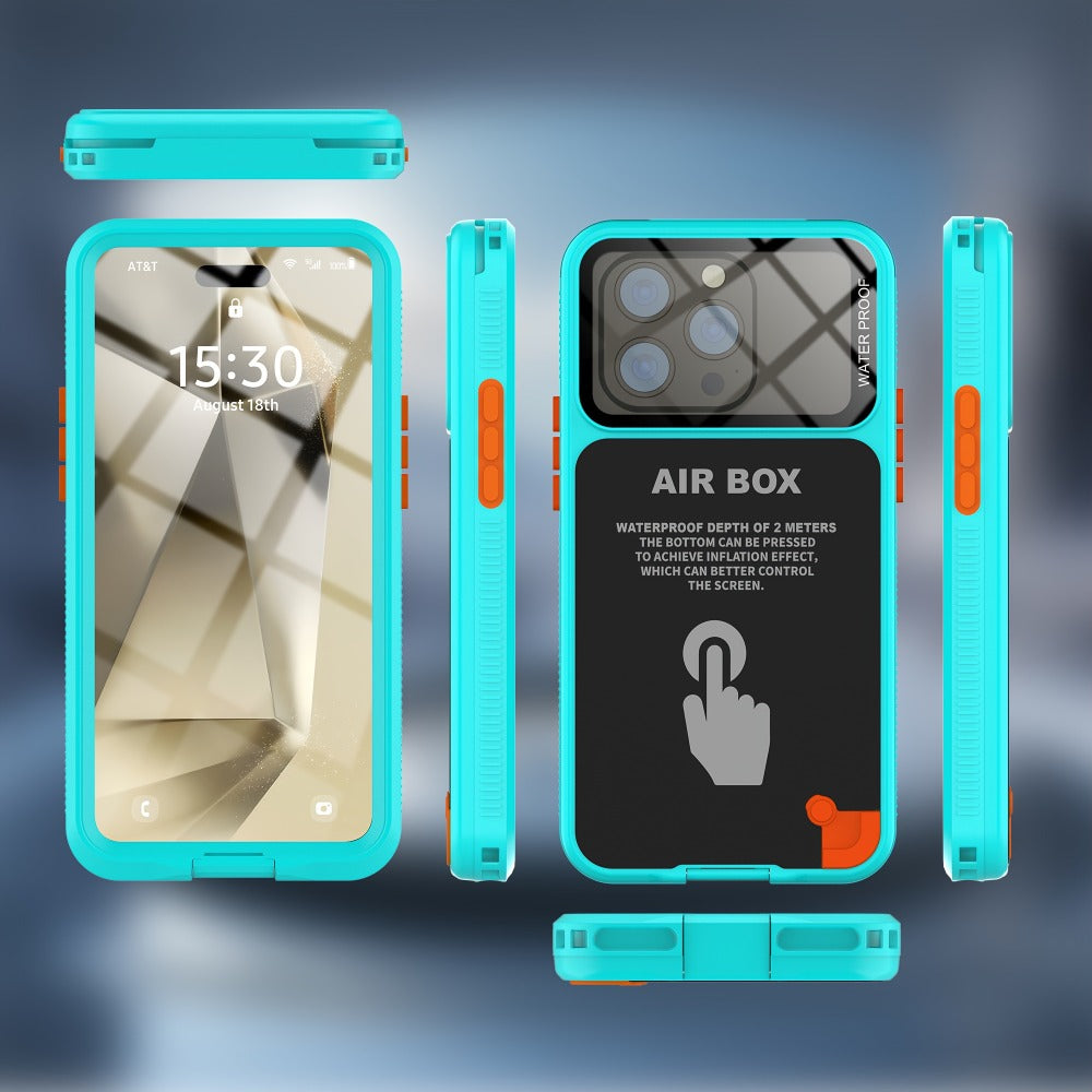 iPhone Case 360° Full Body Shockproof Dustproof Underwater Swimming Surfing Sports Cover for an Everyday Personal Care Routine