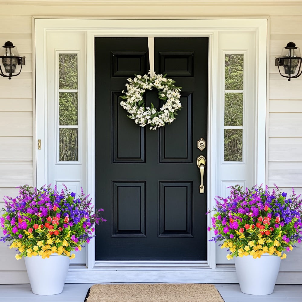 Artificial Flowers Multicolor Daisy Bundles in 9, 18, 27 or 36-Pack Options for Planter Displays
