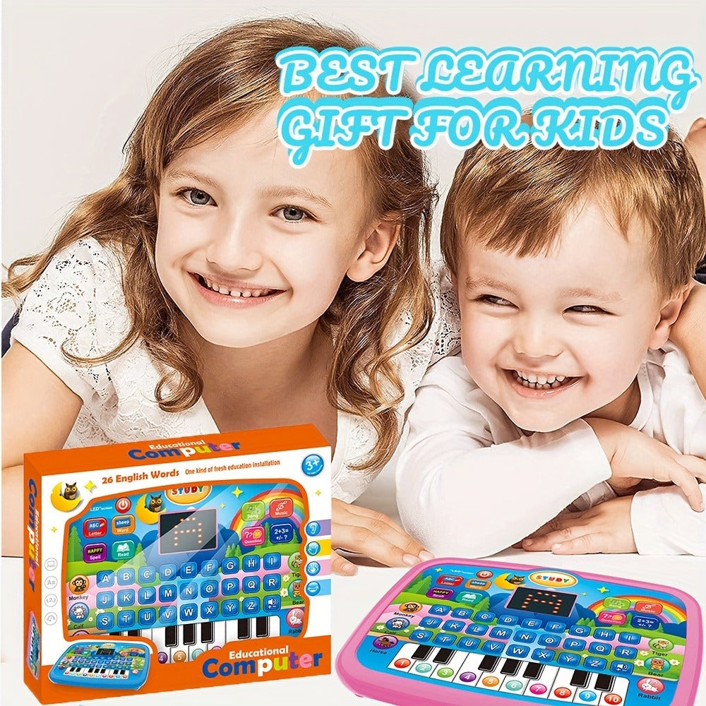 Educational Learning Machine for Kids with 2.2" Screen Alphabet Numbers Music Animals Piano Keys