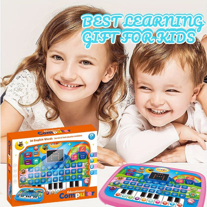 Educational Learning Machine for Kids with 2.2" Screen Alphabet Numbers Music Animals Piano Keys