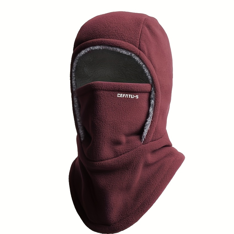 Winter Balaclava Hat with Neck Mask & Ear Protection – Windproof Face-Fit Knit Ski Mask for Men & Women, Thermal Head Cover for Cycling