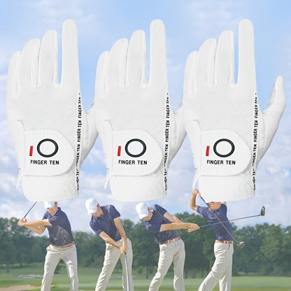 Wet Weather Golf Gloves Rain Grip 3-Pack for Men | Breathable Water-Resistant Golf Gloves for Left & Right Hand