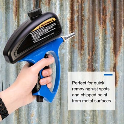 Sandblaster Gun for Air Compressor Pneumatic Abrasive Blasting, 90 PSI Max, 500ml Tank, Small Nozzle
