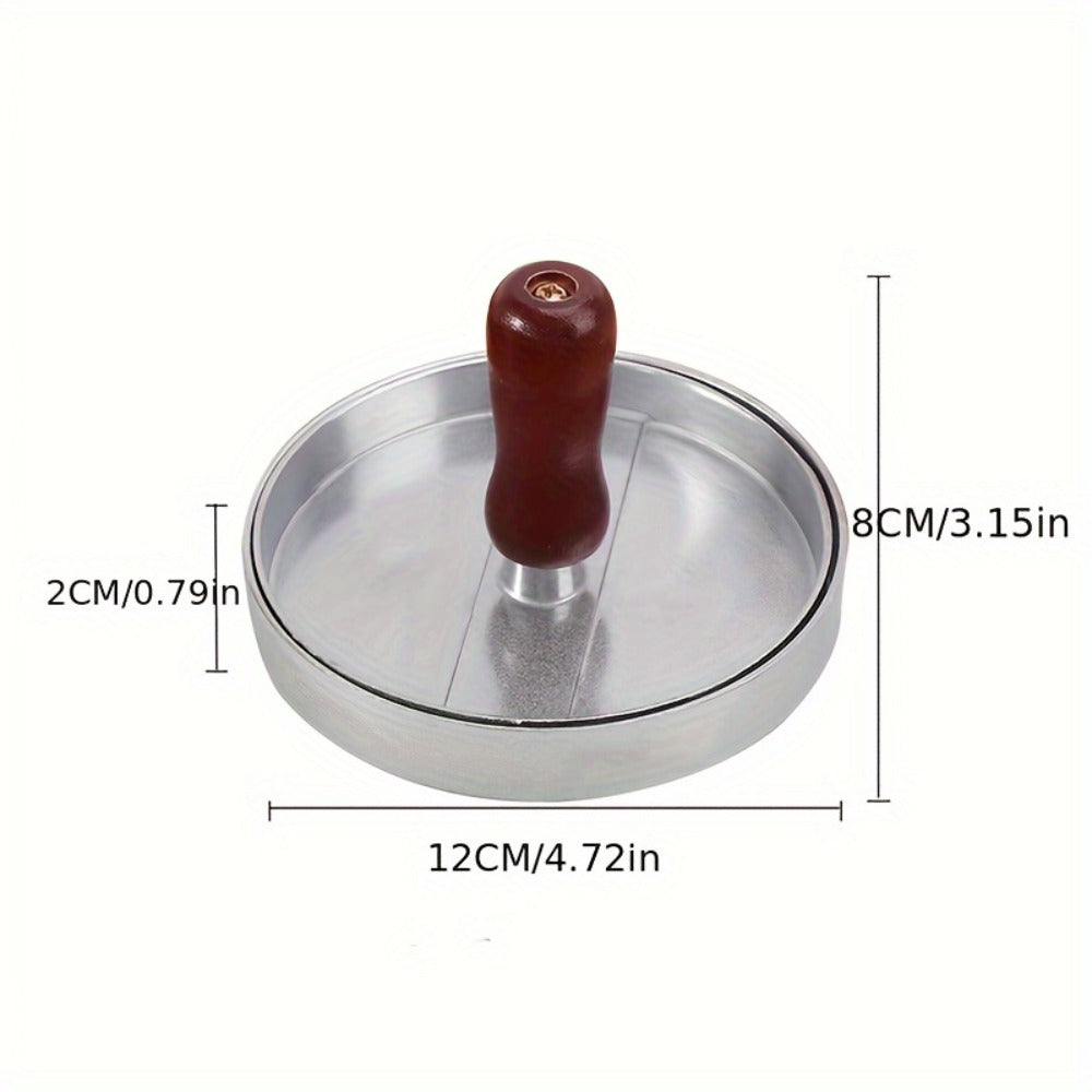 Burger Press Patty Maker 2-Pack, Non-Stick Hamburger Press Mold for Beef, Chicken, Fish & Poultry, Heavy-Duty Round Patty Maker