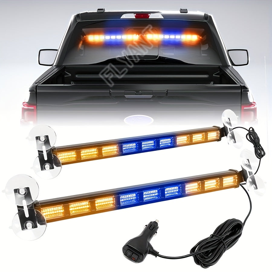 LED Light Bar 17 Inch 80W Triple Row 3000+ Lumens 12V-24V – Off-Road Work Light Emergency Flasher for Truck ATV SUV Jeep Boat Tractor