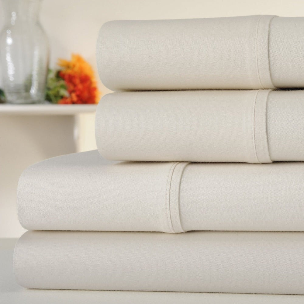 Egyptian Cotton Sheet Set, 1000 Thread Count Sateen Bedding with 16-Inch Deep Pocket, Twin-Full-Queen-King Sizes