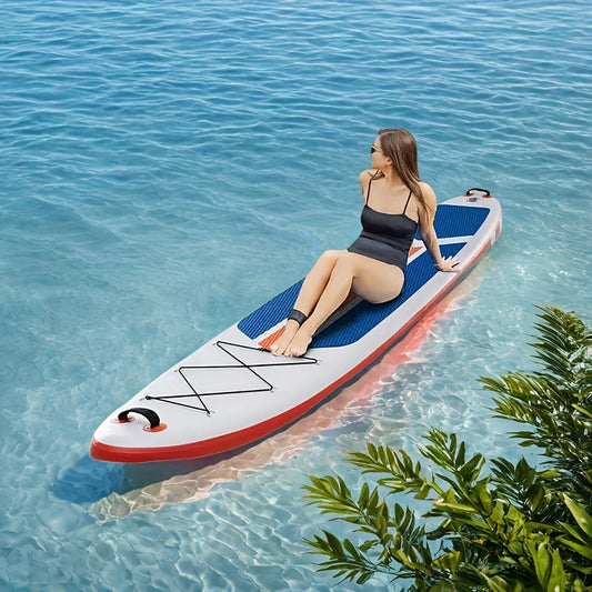 Ultralight Inflatable SUP Board Wide Stable Design Non-Slip EVA Deck Portable Quick-Dry All-Season Performance for All Skill Levels