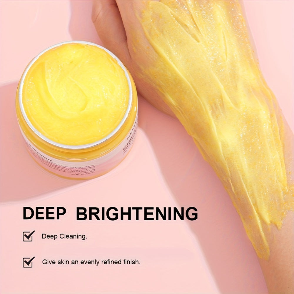 Glycolic Acid Bikini Area Scrub 150g, Kojic Acid & Turmeric Exfoliating Paste, Brightening Treatment
