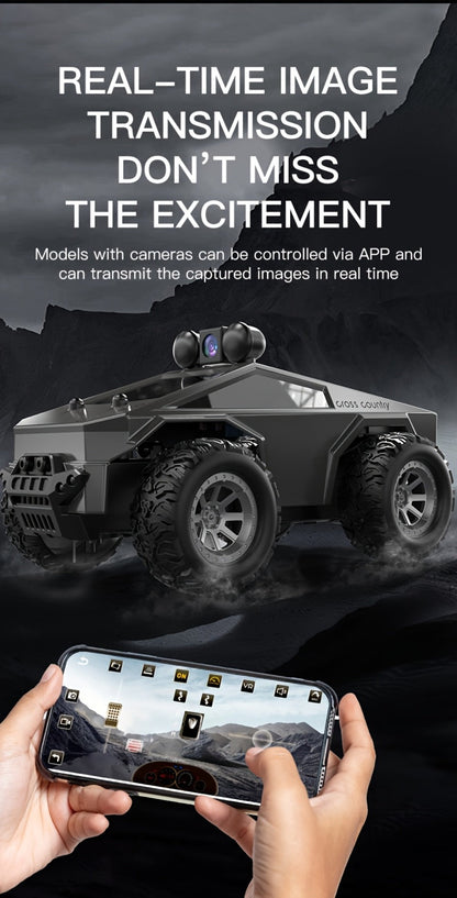 RC Off-Road Pickup Truck 1:28 Scale with 480P HD Camera, 2.4GHz App Control & Virtual Reality Function