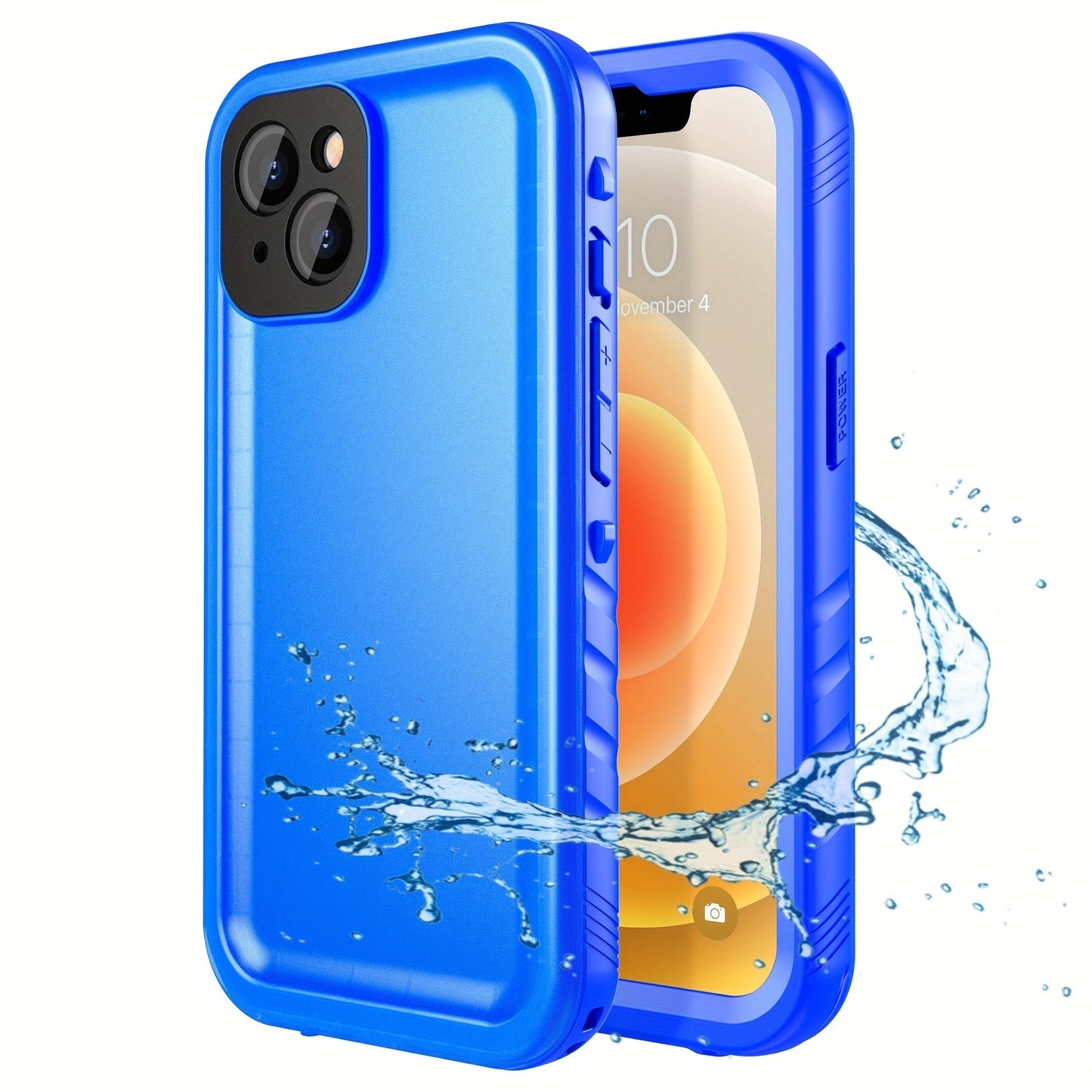 iPhone Case with Built-In Screen Protector Transparent Matte Full Body PC+TPU Shockproof for an Everyday Personal Care Routine