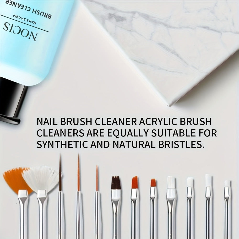 Acrylic Nail Brush Cleaner & Conditioner 2-Pack Wash Pen for Home and Salon Manicures, with the Listed Configuration