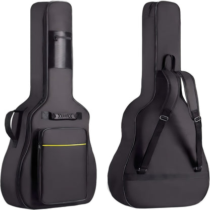 38 39 40 41 Inch Guitar Backpack Acoustic Guitar Bag 0.3 Inch Thick Padding Dual Adjustable Shoulder Strap Guitar Case Gig Bag with Back Hanger Loop variant image