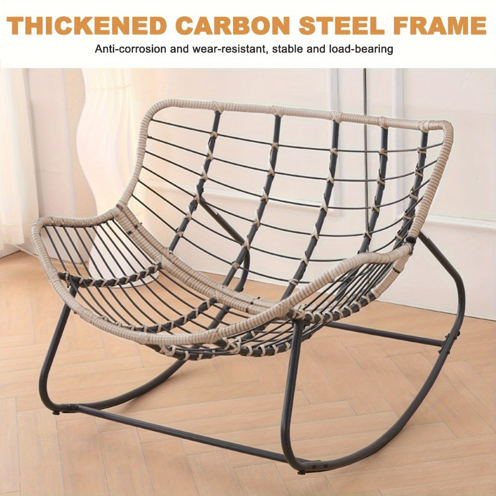38.6-Inch Rocking Chair for Comfortable Everyday Seating in Living Room detail image