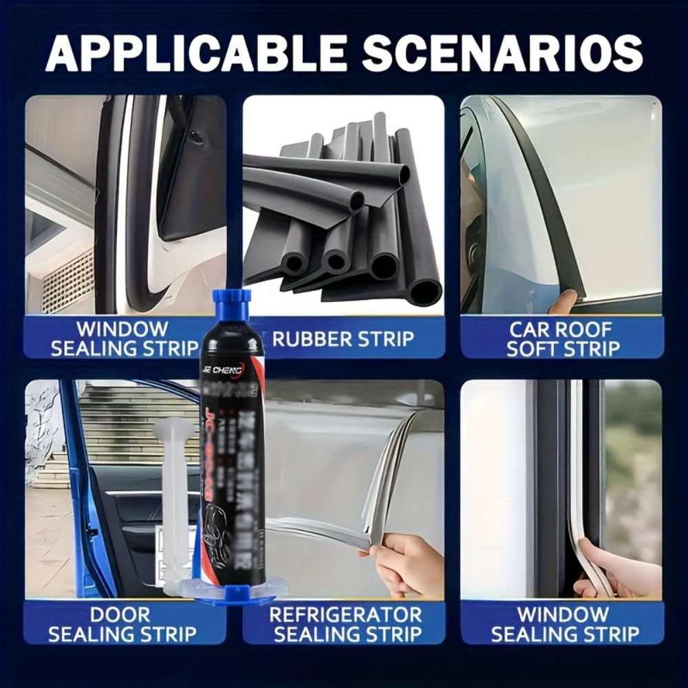 Automotive Black Rubber Sealant 55g – Heavy Duty Adhesive for Tyre Sealing, Plastic & Metal Repair, Cars, Trucks, Motorcycles & Bikes
