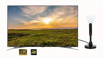 Amplified TV Antenna 150 Mile Range Indoor Outdoor, 8K 4K 1080P HD Digital Antenna, Free Local Channels ABC CBS NBC FOX PBS